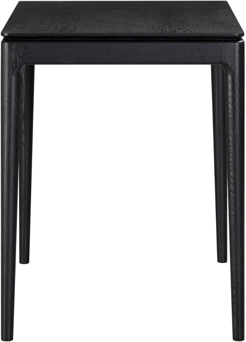 Burnt Black Wooden Desk with Drawer