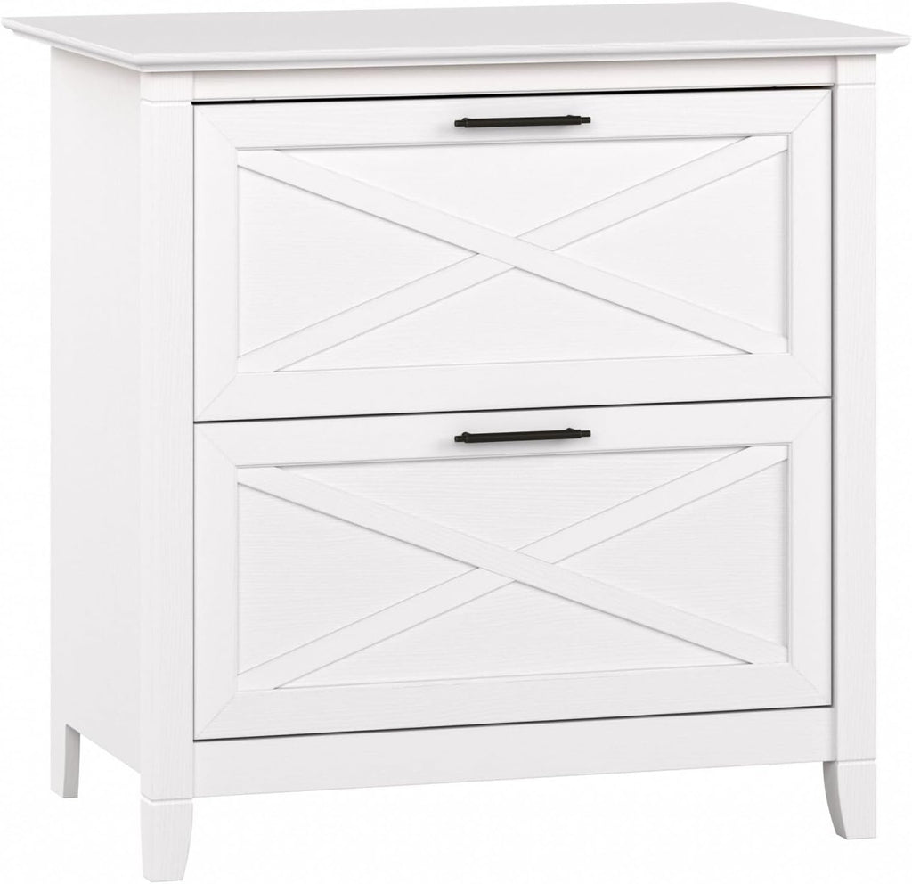 Pure White Oak Key West 2-Drawer Lateral File Cabinet