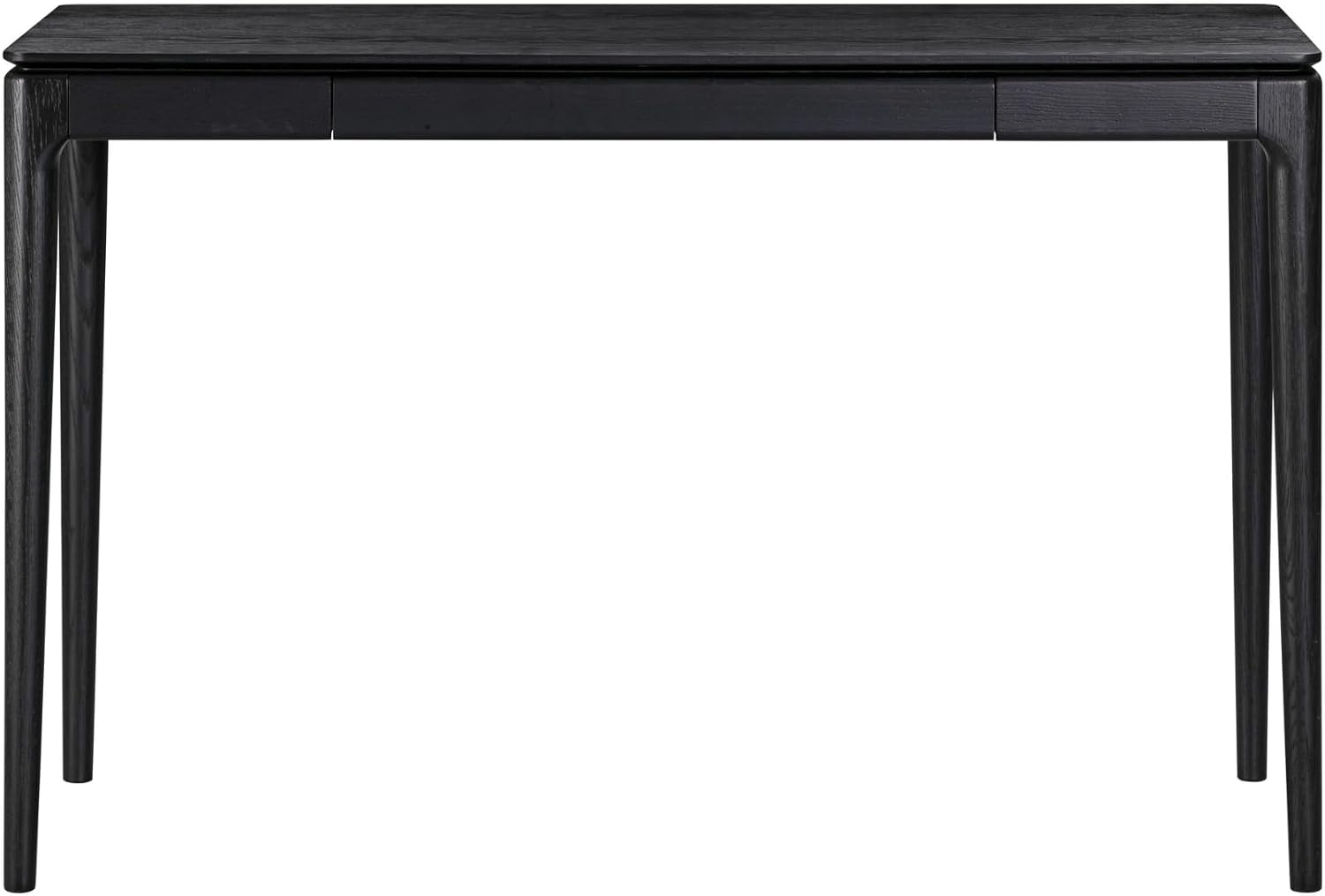 Burnt Black Wooden Desk with Drawer