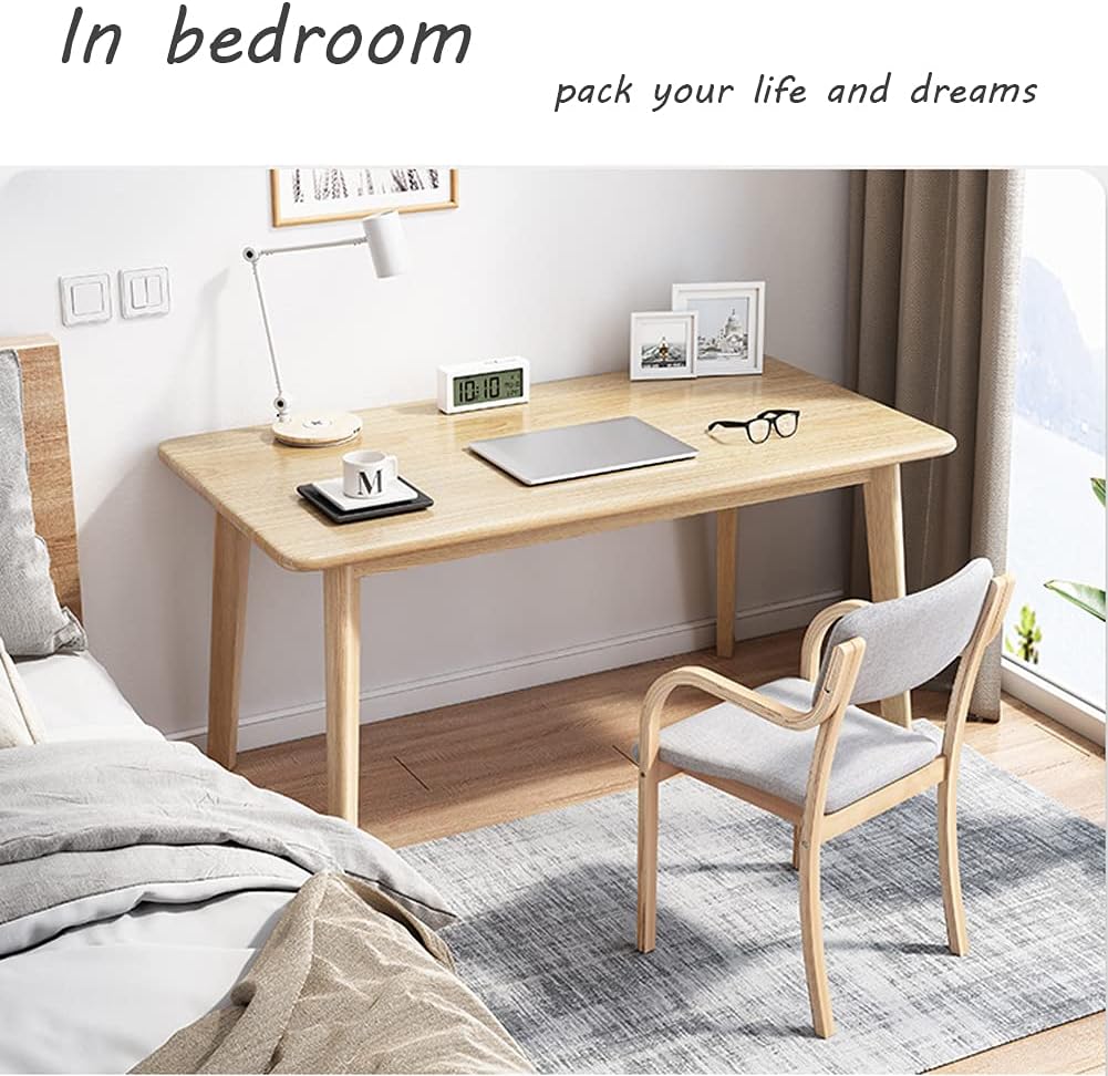 White Nordic Wooden Writing Desk