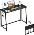Black Foldable Space Saving Desk