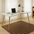 White Modern Wooden Computer Desk