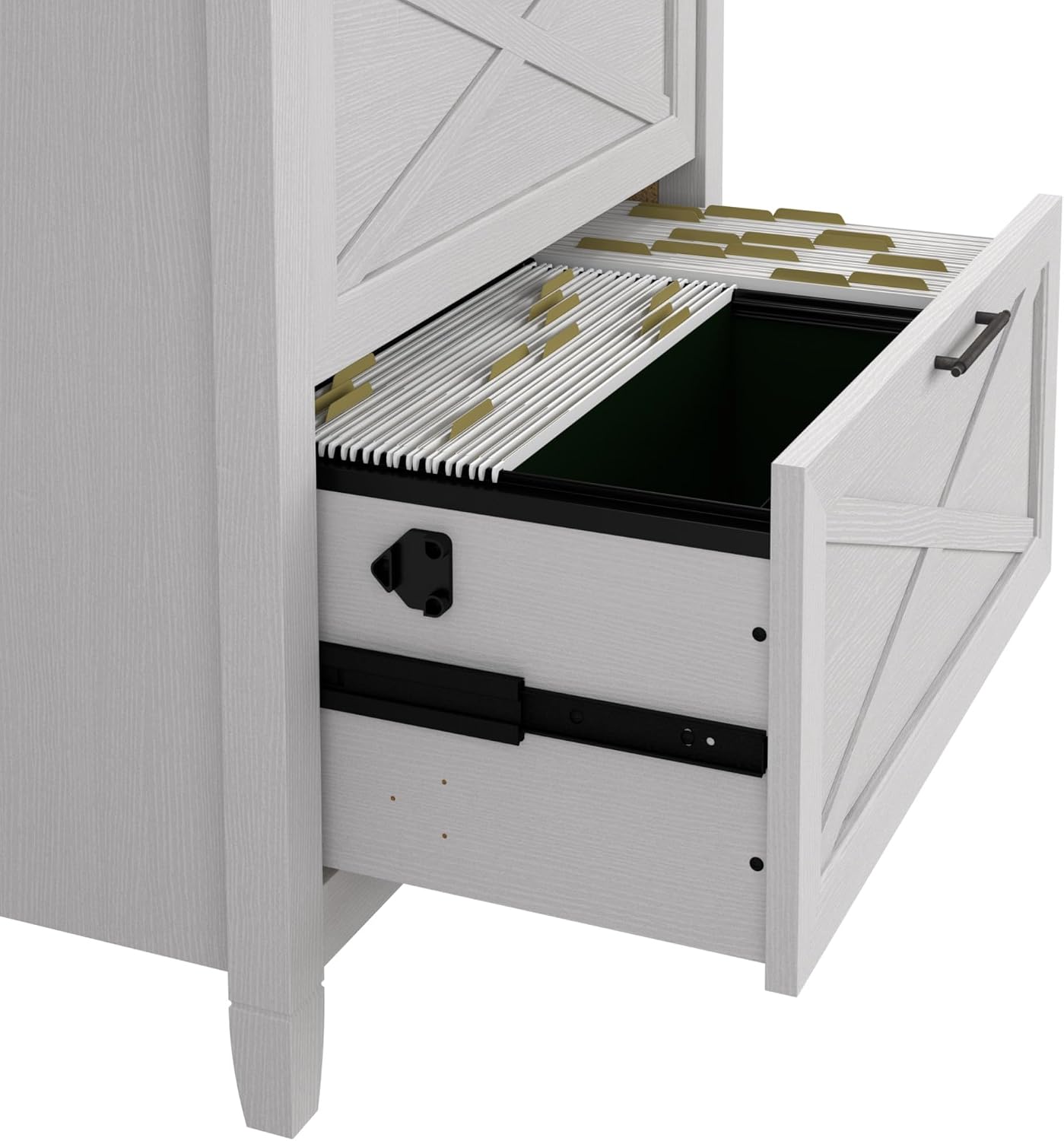 Pure White Oak Key West 2-Drawer Lateral File Cabinet